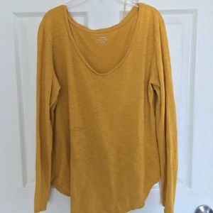 Old Navy Yellow long sleeve top